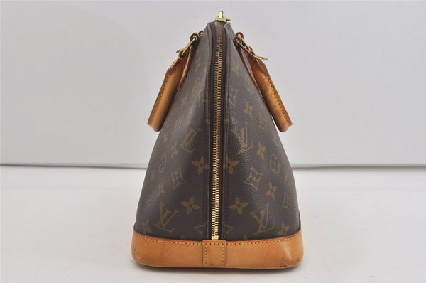 Authentic Louis Vuitton Monogram Alma Hand Bag Purse M51130 LV 1721I