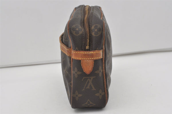 Authentic Louis Vuitton Monogram Compiegne 23 Clutch Hand Bag M51847 LV 1722I