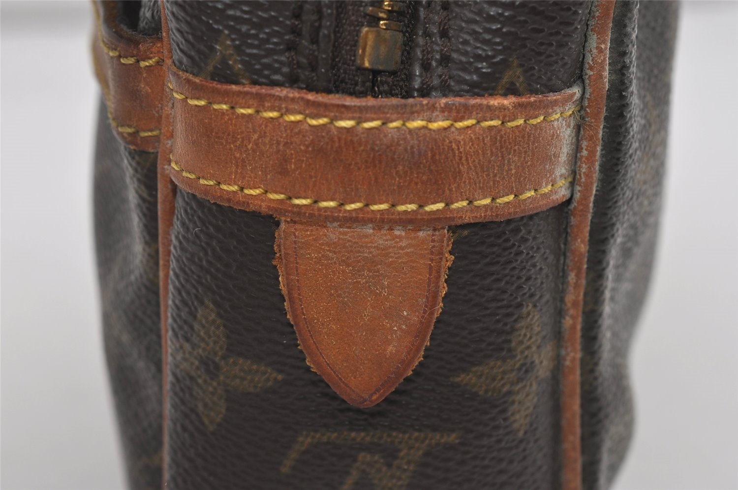 Authentic Louis Vuitton Monogram Compiegne 23 Clutch Hand Bag M51847 LV 1722I