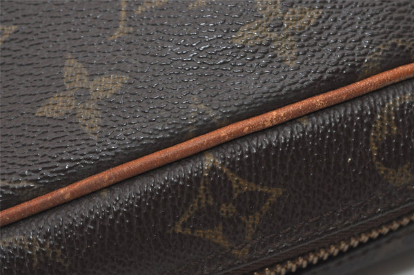 Authentic Louis Vuitton Monogram Compiegne 23 Clutch Hand Bag M51847 LV 1722I