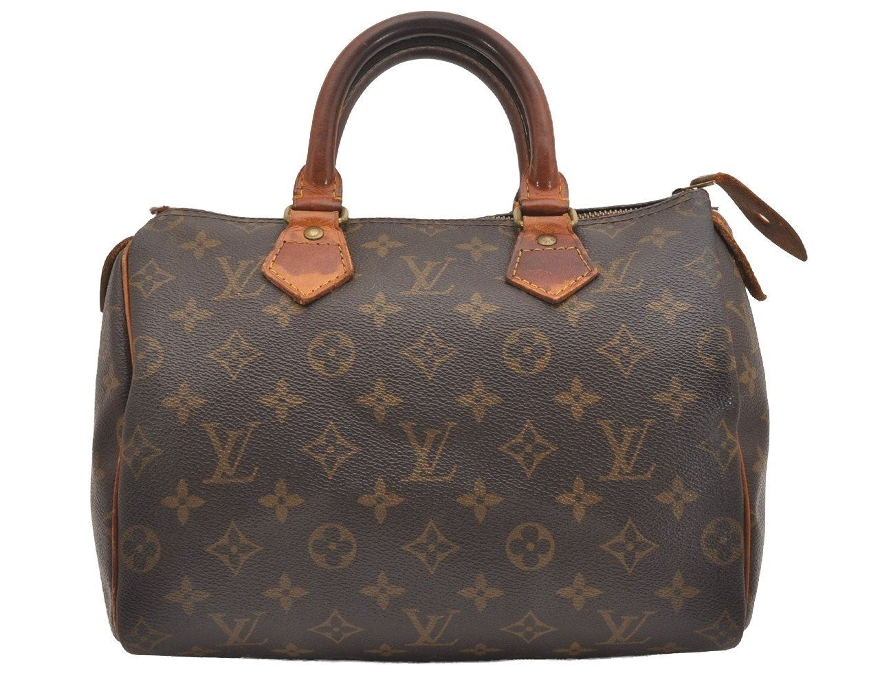 Authentic Louis Vuitton Monogram Speedy 25 Boston Hand Bag Old Model LV 1723I