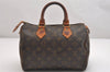 Authentic Louis Vuitton Monogram Speedy 25 Boston Hand Bag Old Model LV 1723I