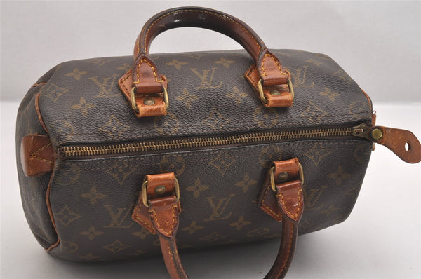 Authentic Louis Vuitton Monogram Speedy 25 Boston Hand Bag Old Model LV 1723I