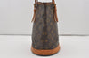 Authentic Louis Vuitton Monogram Bucket PM Shoulder Tote Bag M42238 LV 1724I