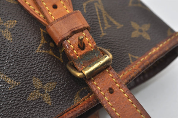 Authentic Louis Vuitton Monogram Bucket PM Shoulder Tote Bag M42238 LV 1724I