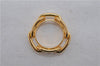 Authentic HERMES Scarf Ring Chaine dAncre Gold 1725D