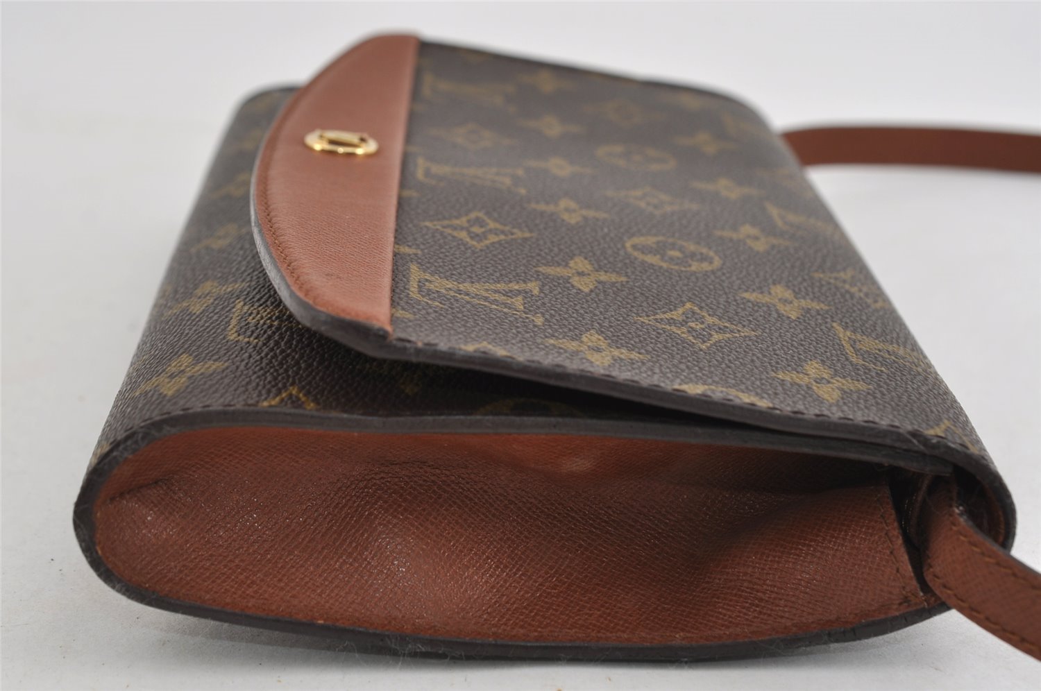 Authentic Louis Vuitton Monogram Bordeaux M51798 2Way Shoulder Clutch Bag 1725I