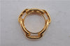 Authentic HERMES Scarf Ring Chaine dAncre Gold 1726D