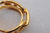 Authentic HERMES Scarf Ring Chaine dAncre Gold 1726D