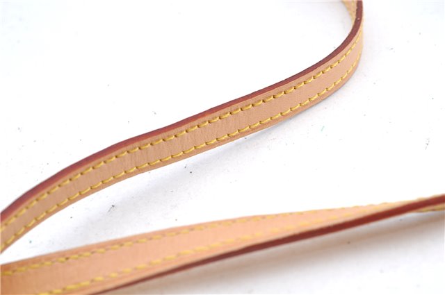 Authentic Louis Vuitton Leather Shoulder Strap Beige Size 114cm 44.9