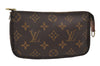 Authentic Louis Vuitton Monogram Pouch For Bucket PM LV 1726I