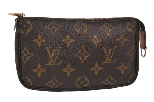 Authentic Louis Vuitton Monogram Pouch For Bucket PM LV 1726I