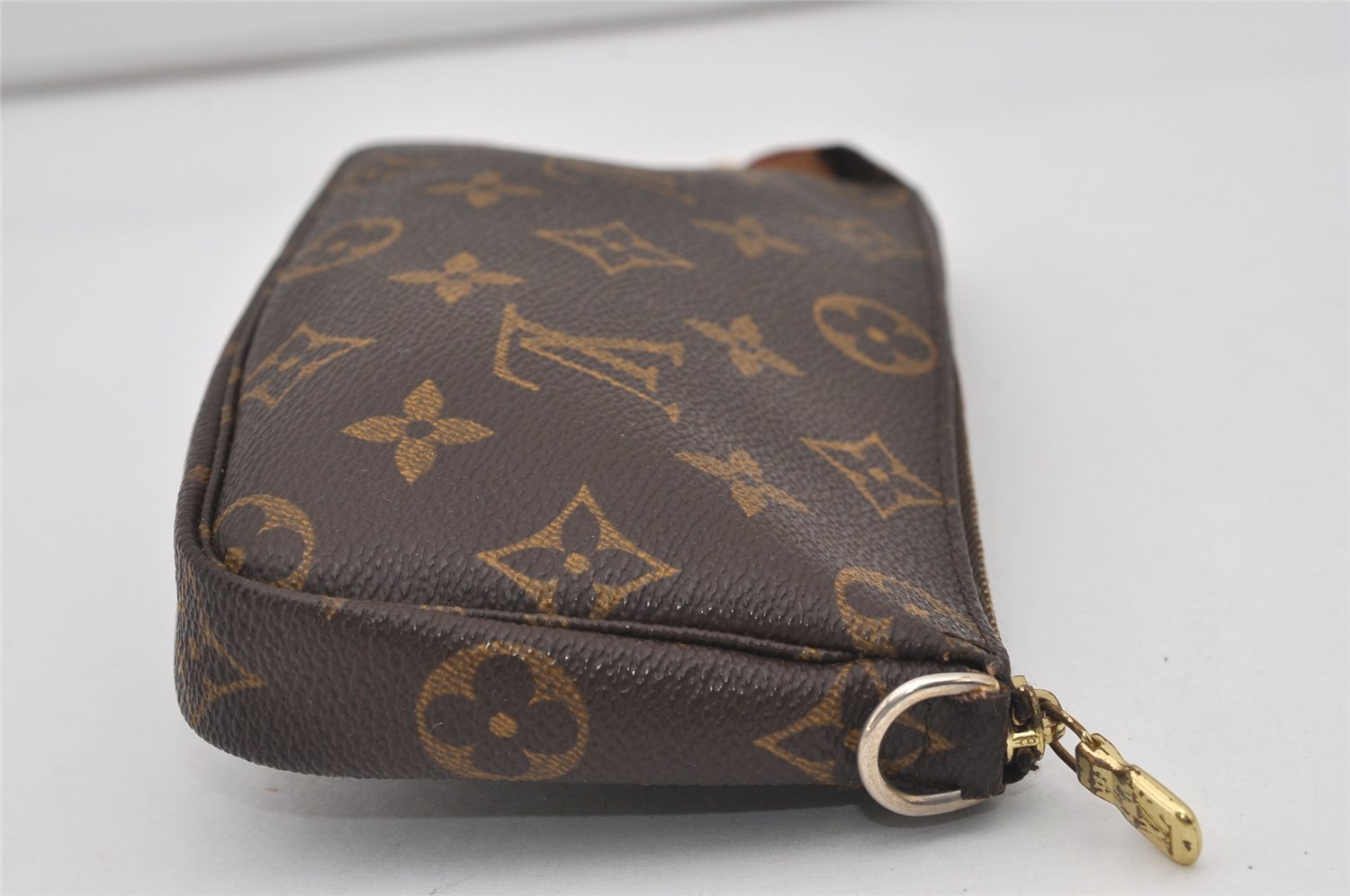 Authentic Louis Vuitton Monogram Pouch For Bucket PM LV 1726I