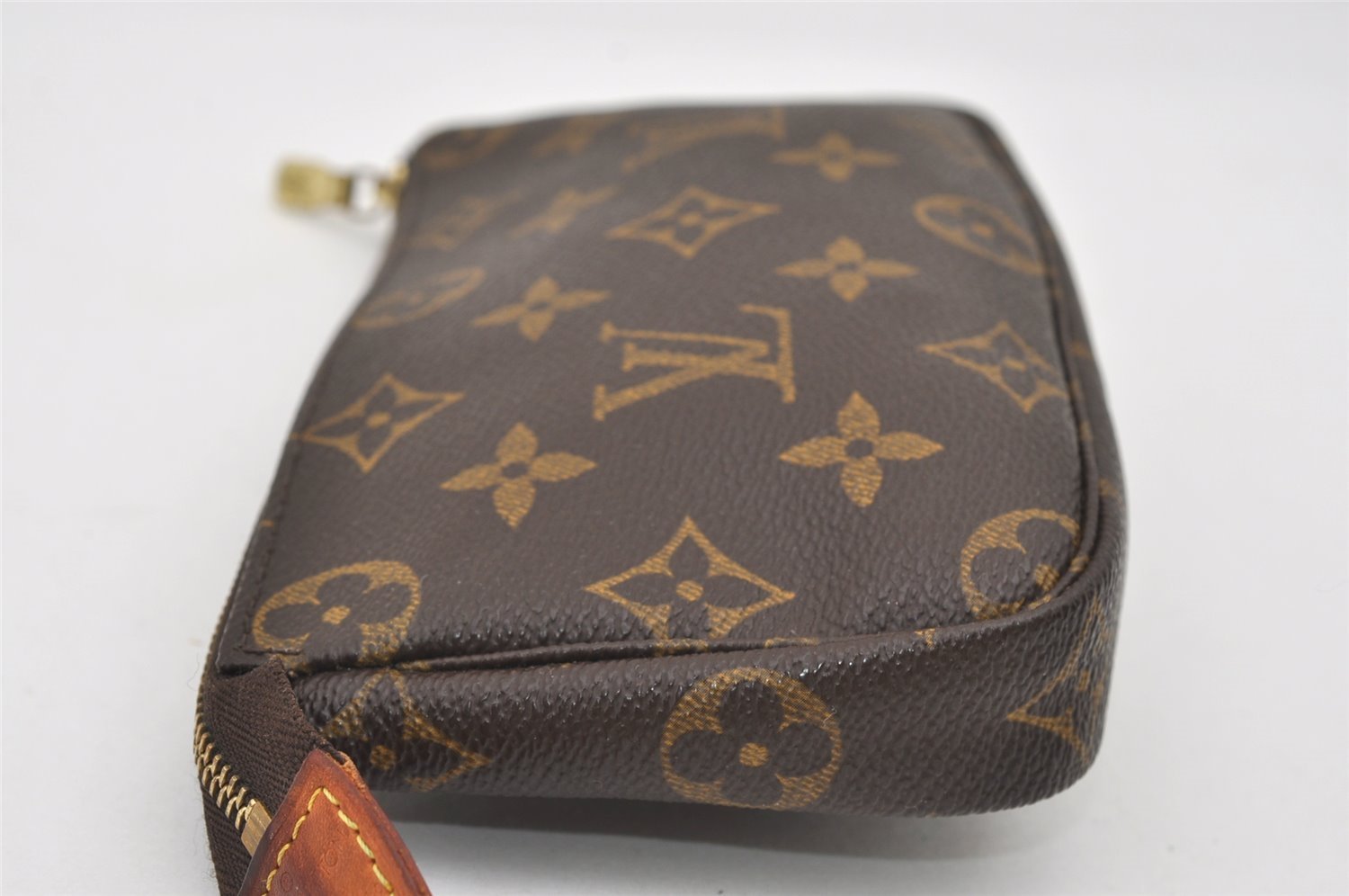 Authentic Louis Vuitton Monogram Pouch For Bucket PM LV 1726I