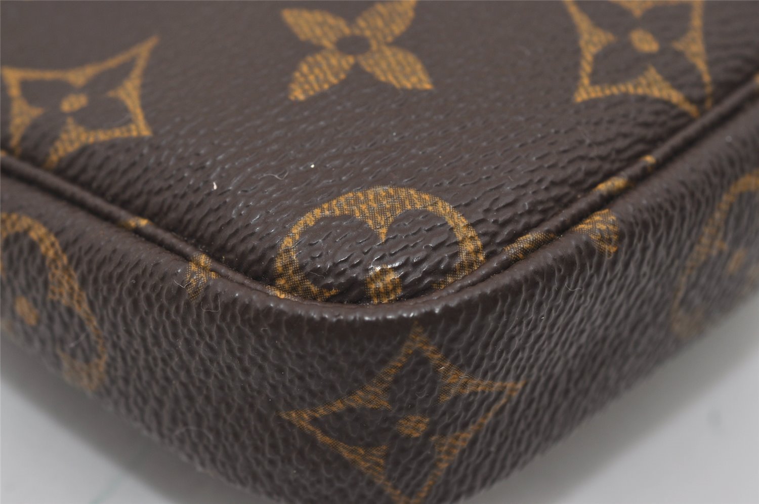 Authentic Louis Vuitton Monogram Pouch For Bucket PM LV 1726I