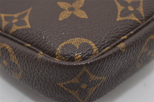 Authentic Louis Vuitton Monogram Pouch For Bucket PM LV 1726I