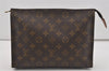 Auth Louis Vuitton Monogram Poche Toilette 26 Cosmetics Pouch Old Model LV 1728I
