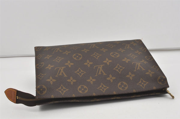 Auth Louis Vuitton Monogram Poche Toilette 26 Cosmetics Pouch Old Model LV 1728I