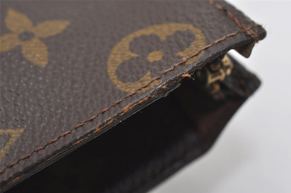 Auth Louis Vuitton Monogram Poche Toilette 26 Cosmetics Pouch Old Model LV 1728I