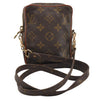Auth Louis Vuitton Monogram Mini Poche Danube Shoulder Cross Bag Old Model 1729I