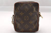 Auth Louis Vuitton Monogram Mini Poche Danube Shoulder Cross Bag Old Model 1729I