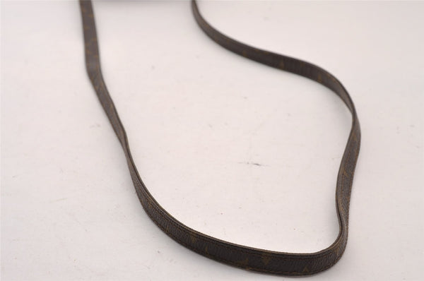 Auth Louis Vuitton Monogram Mini Poche Danube Shoulder Cross Bag Old Model 1729I