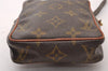 Auth Louis Vuitton Monogram Mini Poche Danube Shoulder Cross Bag Old Model 1729I