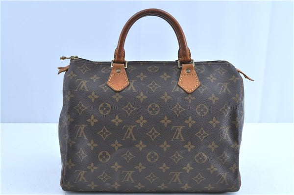 Authentic LOUIS VUITTON Monogram Speedy 30 Hand Bag M41526 LV 1731A