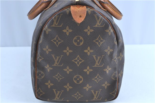 Authentic LOUIS VUITTON Monogram Speedy 30 Hand Bag M41526 LV 1731A