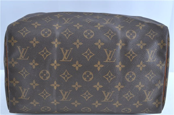 Authentic LOUIS VUITTON Monogram Speedy 30 Hand Bag M41526 LV 1731A