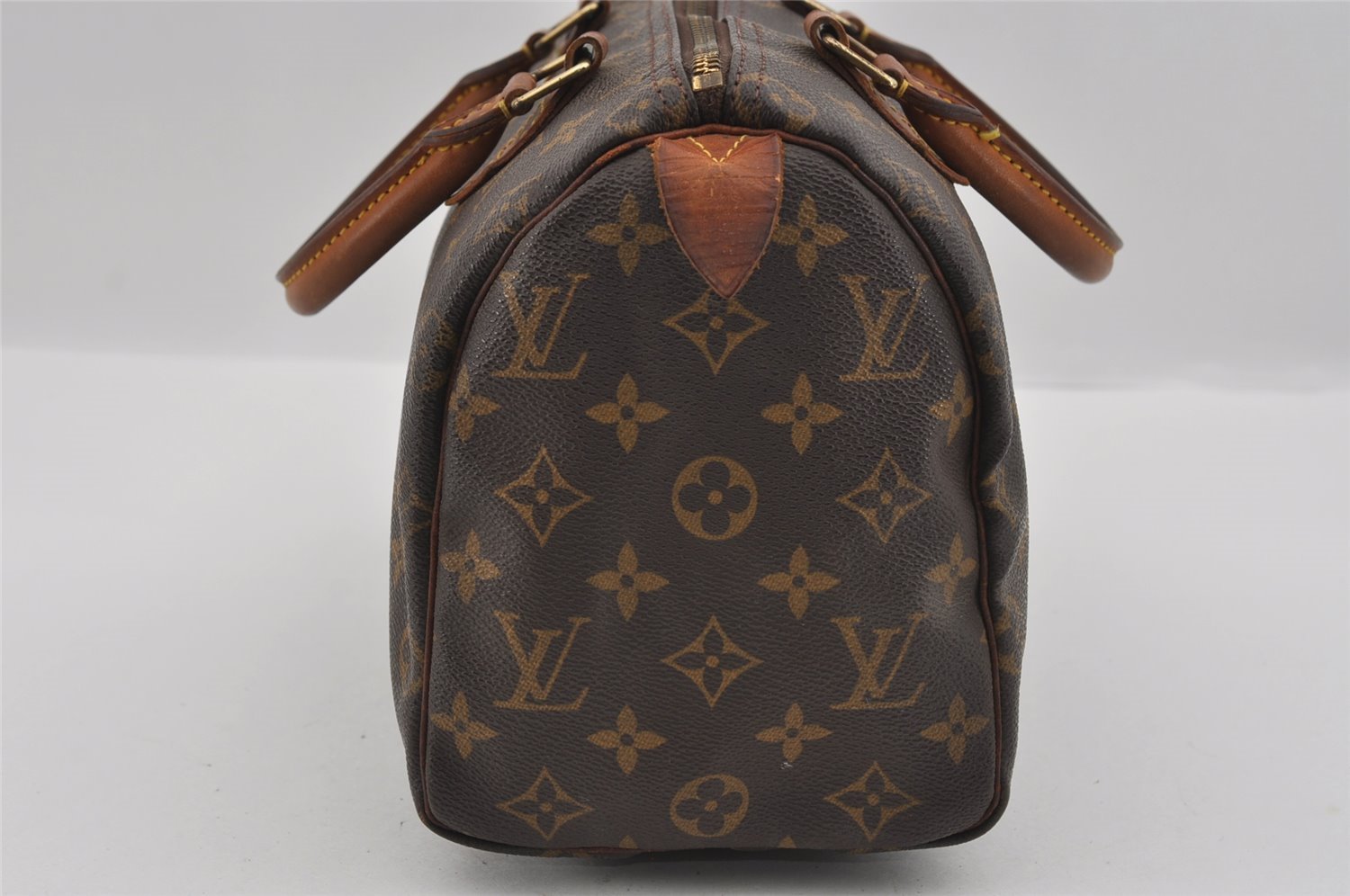 Authentic Louis Vuitton Monogram Speedy 25 Boston Hand Bag M41528 LV 1731I