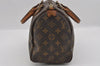 Authentic Louis Vuitton Monogram Speedy 25 Boston Hand Bag M41528 LV 1731I