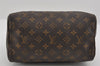 Authentic Louis Vuitton Monogram Speedy 25 Boston Hand Bag M41528 LV 1731I