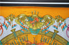 Authentic HERMES Carre 90 Scarf "LUNA PARK" Silk Orange 1732D