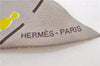 Authentic HERMES Twilly Scarf Silk Ginza 10th Anniversary Motif Gray Box 1732E