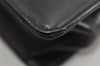 Authentic Christian Dior Vintage Shoulder Bag Purse Leather Black 1732I
