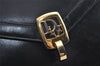 Authentic Christian Dior Vintage Shoulder Bag Purse Leather Black 1732I