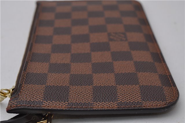 Authentic Louis Vuitton Damier Neverfull Pouch Purse Clutch LV 1733D