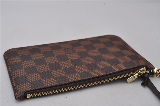 Authentic Louis Vuitton Damier Neverfull Pouch Purse Clutch LV 1733D