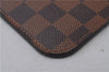 Authentic Louis Vuitton Damier Neverfull Pouch Purse Clutch LV 1733D