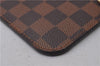 Authentic Louis Vuitton Damier Neverfull Pouch Purse Clutch LV 1733D