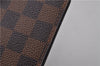 Authentic Louis Vuitton Damier Neverfull Pouch Purse Clutch LV 1733D