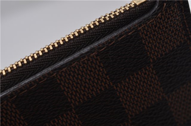 Authentic Louis Vuitton Damier Neverfull Pouch Purse Clutch LV 1733D