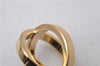 Authentic HERMES Scarf Ring Cosmos Bijouterie Fantaisie Gold Box 1734D