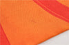 Authentic HERMES Twilly Scarf Silk Line Design Red Orange Box 1734E