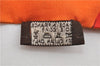 Authentic HERMES Twilly Scarf Silk Line Design Red Orange Box 1734E