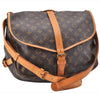 Authentic Louis Vuitton Monogram Saumur 35 Shoulder Cross Bag M42254 LV 1734F