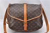Authentic Louis Vuitton Monogram Saumur 35 Shoulder Cross Bag M42254 LV 1734F