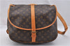 Authentic Louis Vuitton Monogram Saumur 35 Shoulder Cross Bag M42254 LV 1734F