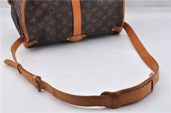 Authentic Louis Vuitton Monogram Saumur 35 Shoulder Cross Bag M42254 LV 1734F